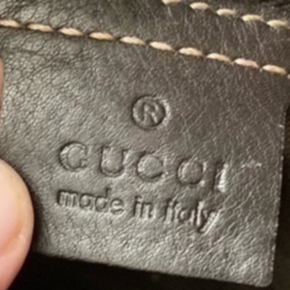 Gucci Brown GG Crystal Canvas and Leather Mix Tote bag - Picture 10 of 16